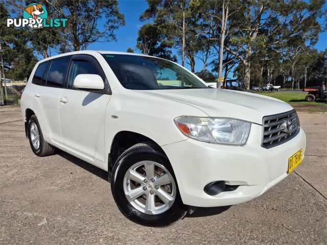 2008 TOYOTA KLUGER WAGON KX-R WAGON