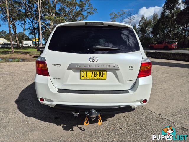 2008 TOYOTA KLUGER WAGON KX-R WAGON