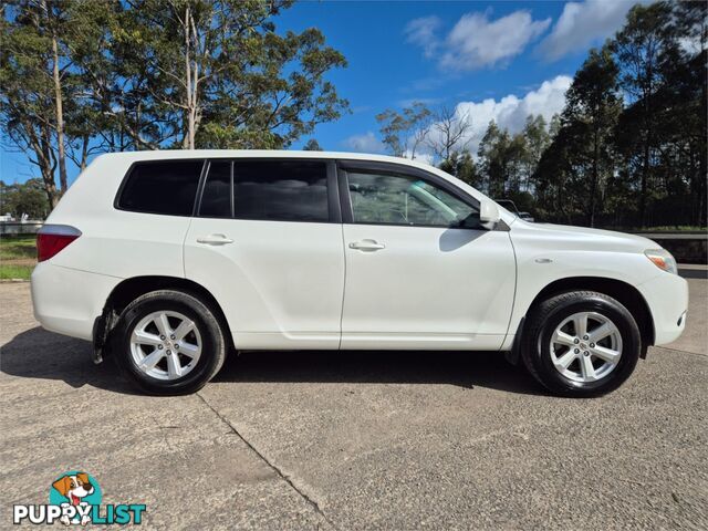 2008 TOYOTA KLUGER WAGON KX-R WAGON