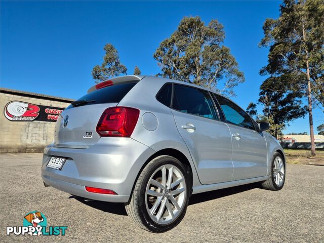 2015 VOLKSWAGEN POLO HATCHBACK 81TSI HATCHBACK