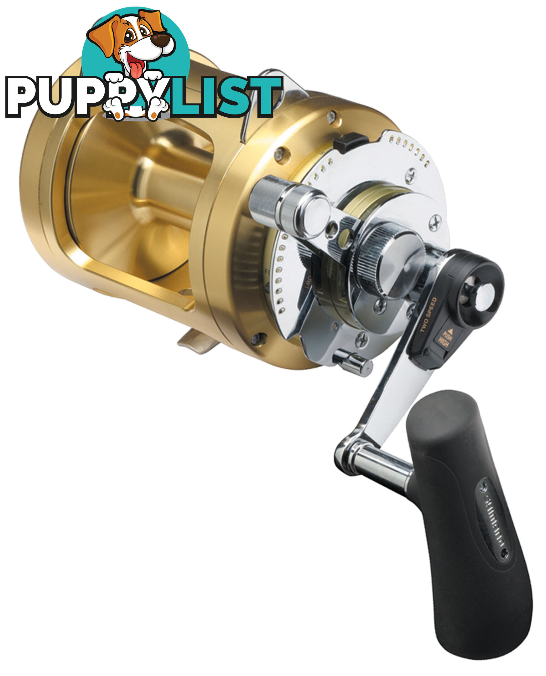 Shimano Tiagra Fishing Reel 30 WLRSA - 2 Speed Game Reel - TI30WLRSA - Shimano - 022255067959