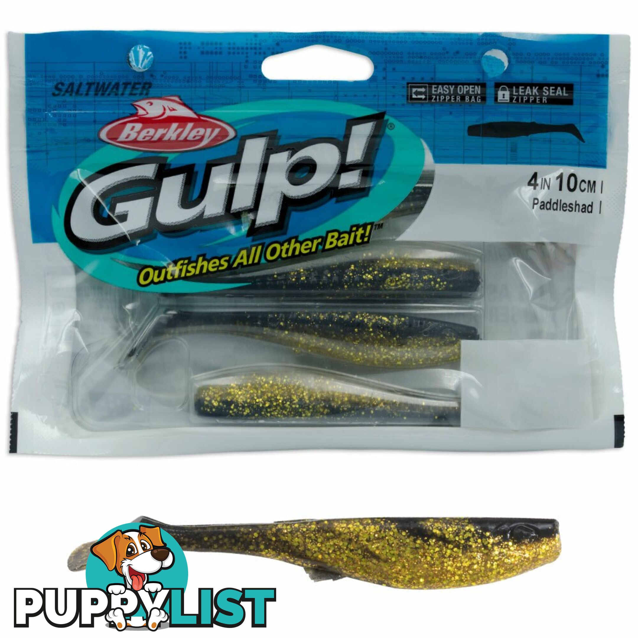 Berkley Gulp Paddle Shad Lures - BGPSL - Berkley