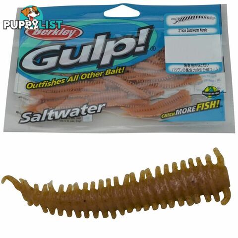 Berkley Gulp Sand Worms 2 Inch - gulp worm 2 in - Berkley