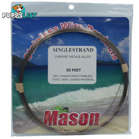 Mason Single Strand Wire Chrome Nickel Alloy - MWCNA - Fishing Gear Other