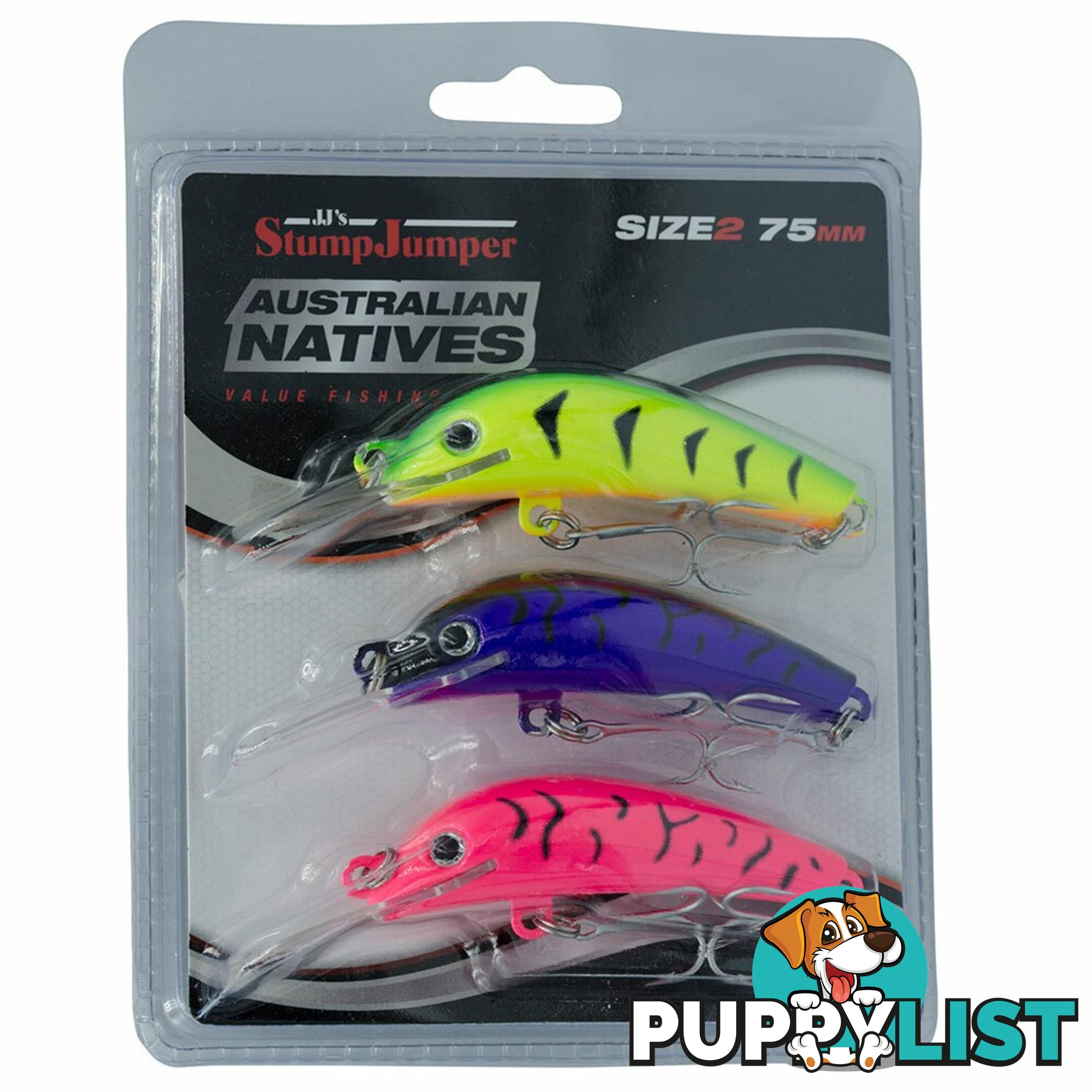 StumpJumper Fishing Lures - 3pc Australian Natives Lure Pack - 37PNATIVE - StumpJumper - 9312961042243