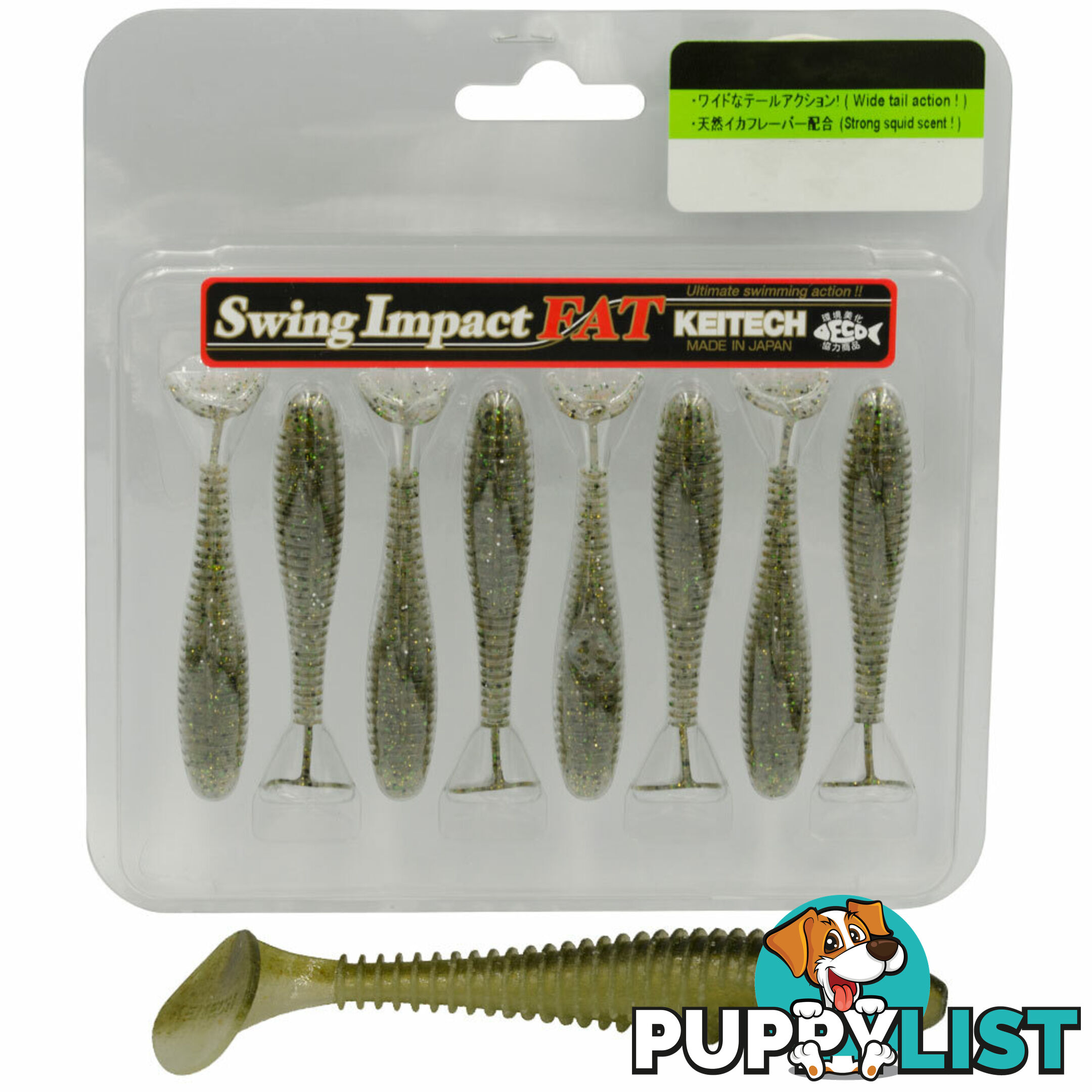 Keitech Swing Impact Fat Lures - KEISIF - Keitech