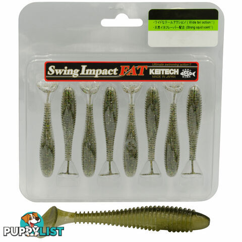 Keitech Swing Impact Fat Lures - KEISIF - Keitech