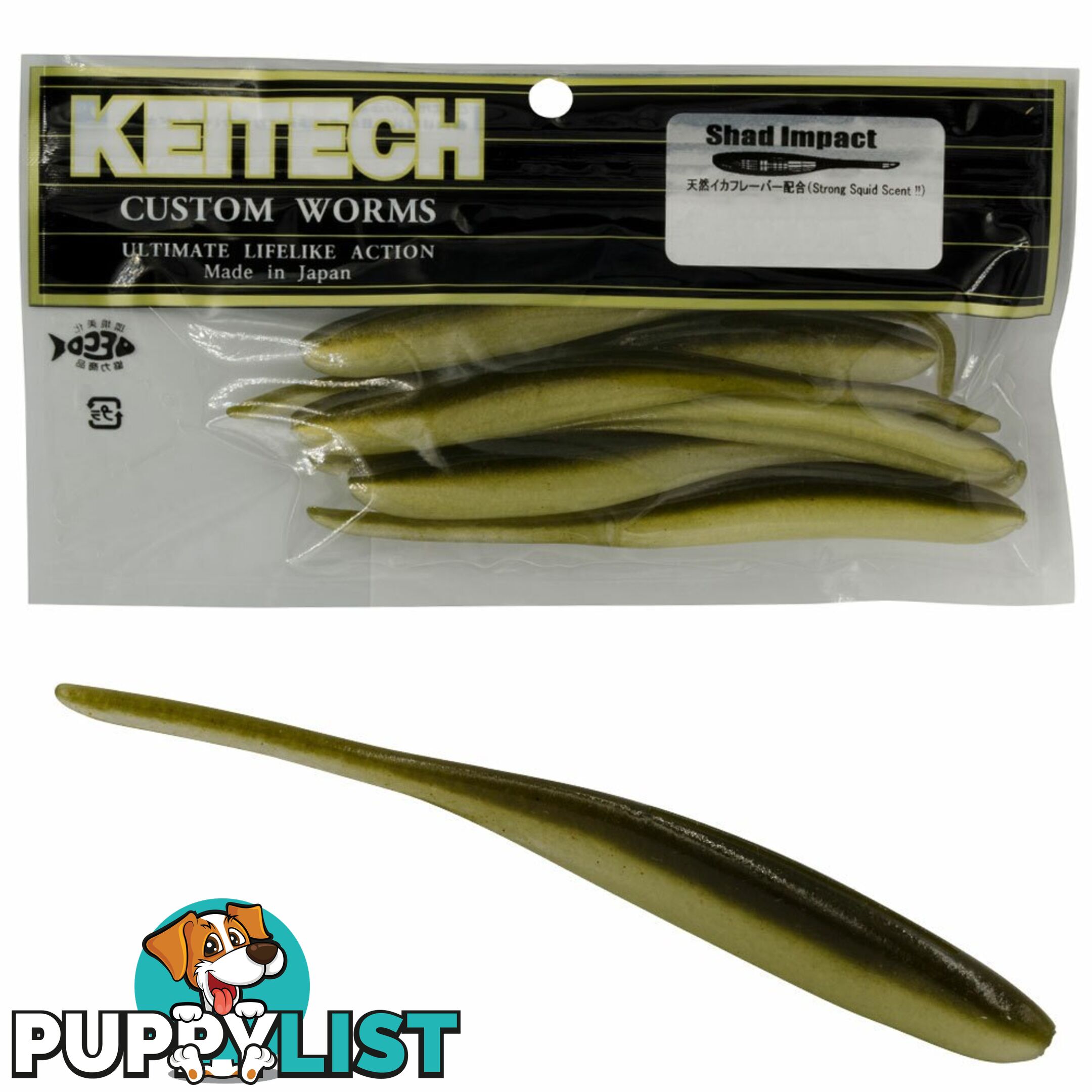 Keitech Shad Impact Lures - KEISHIMP - Keitech