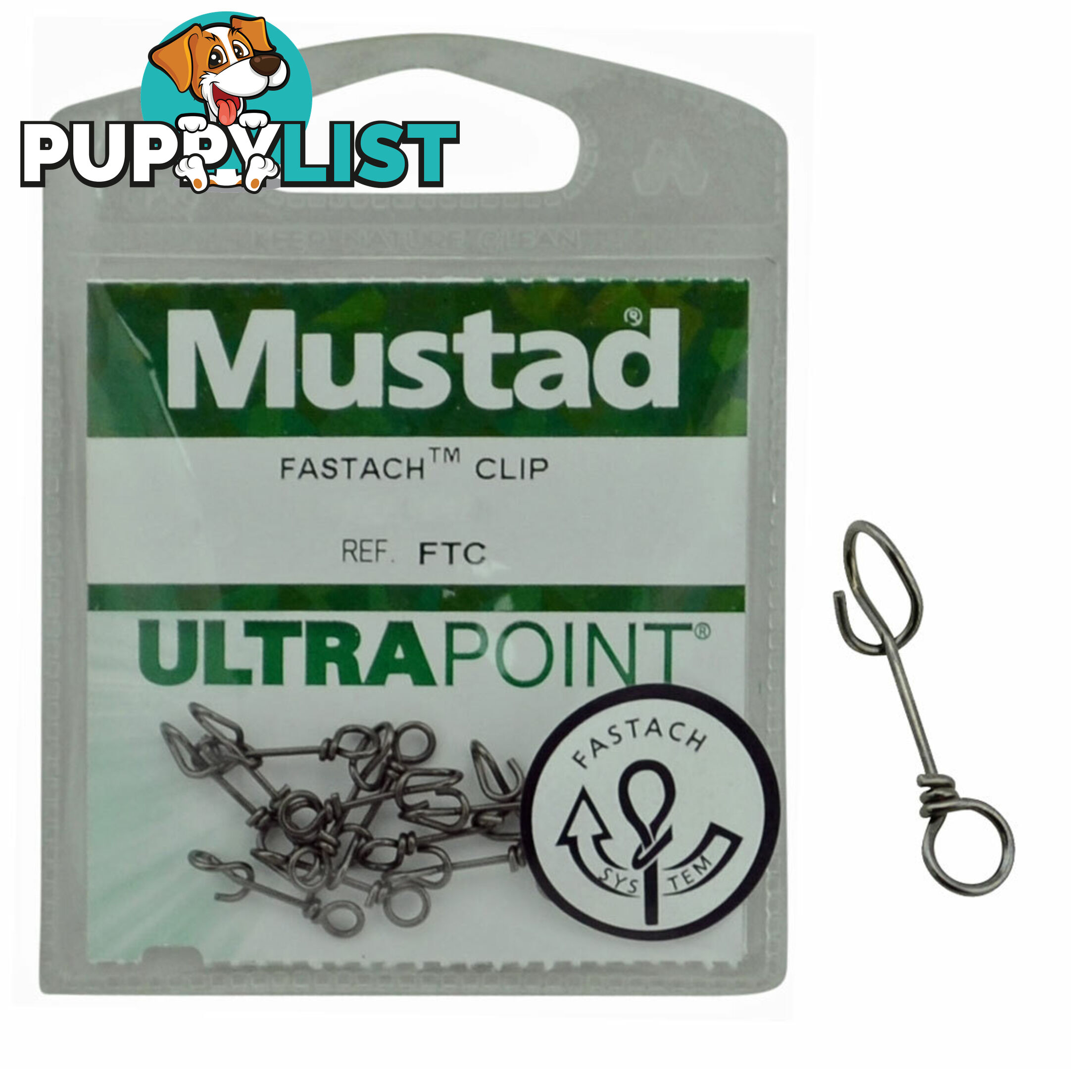 Mustad Fastach Clip - Fastc - Mustad Hooks