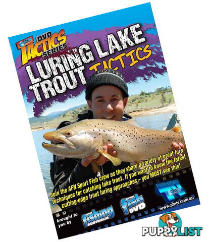 AFN Luring Lake Trout Tactics Fishing DVD - DVD3445 - AFN - 9313000023445