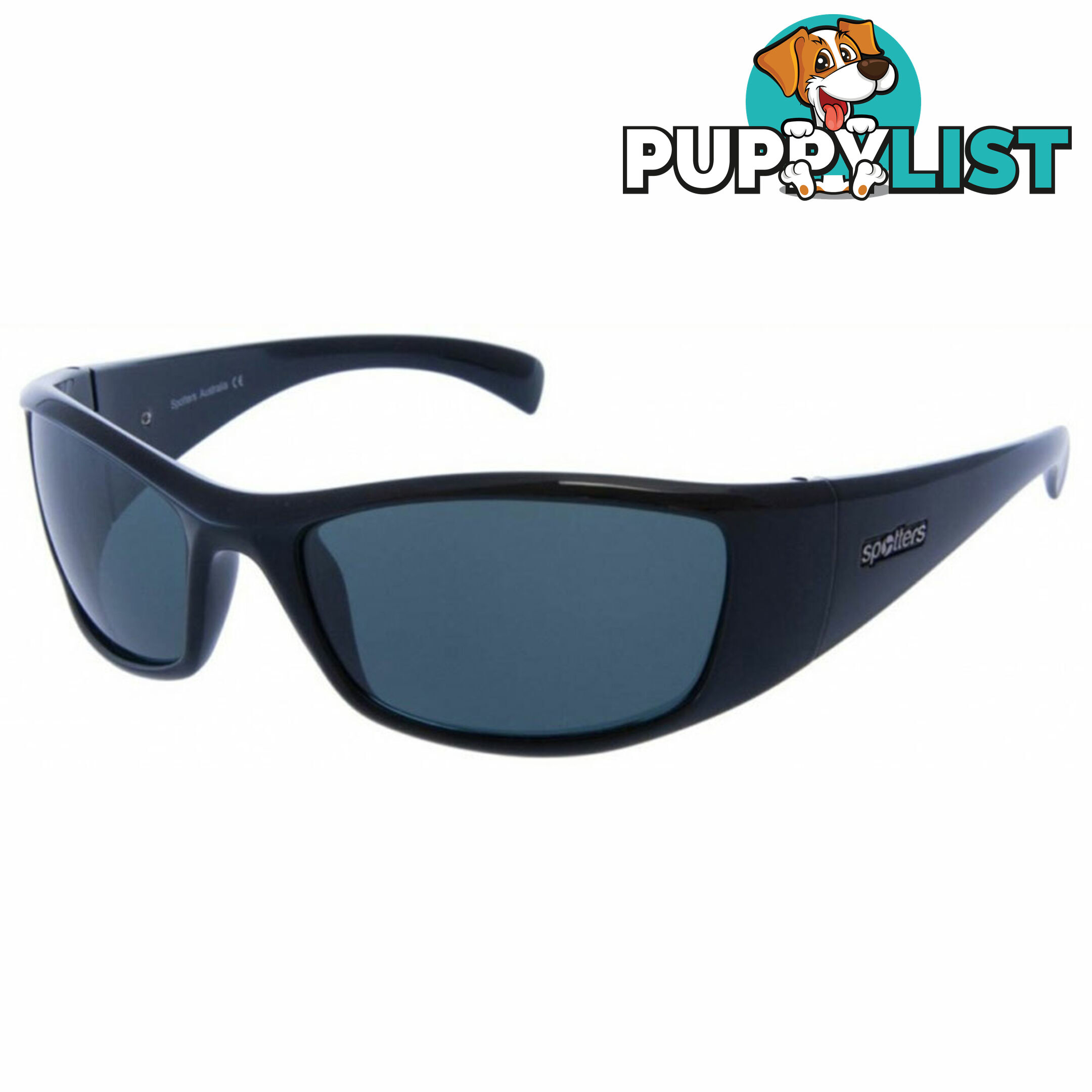 Spotters Sunglasses - Artic Plus Gloss black frame (CR39 Lens) - Artic-CR - Spotters Sunglasses