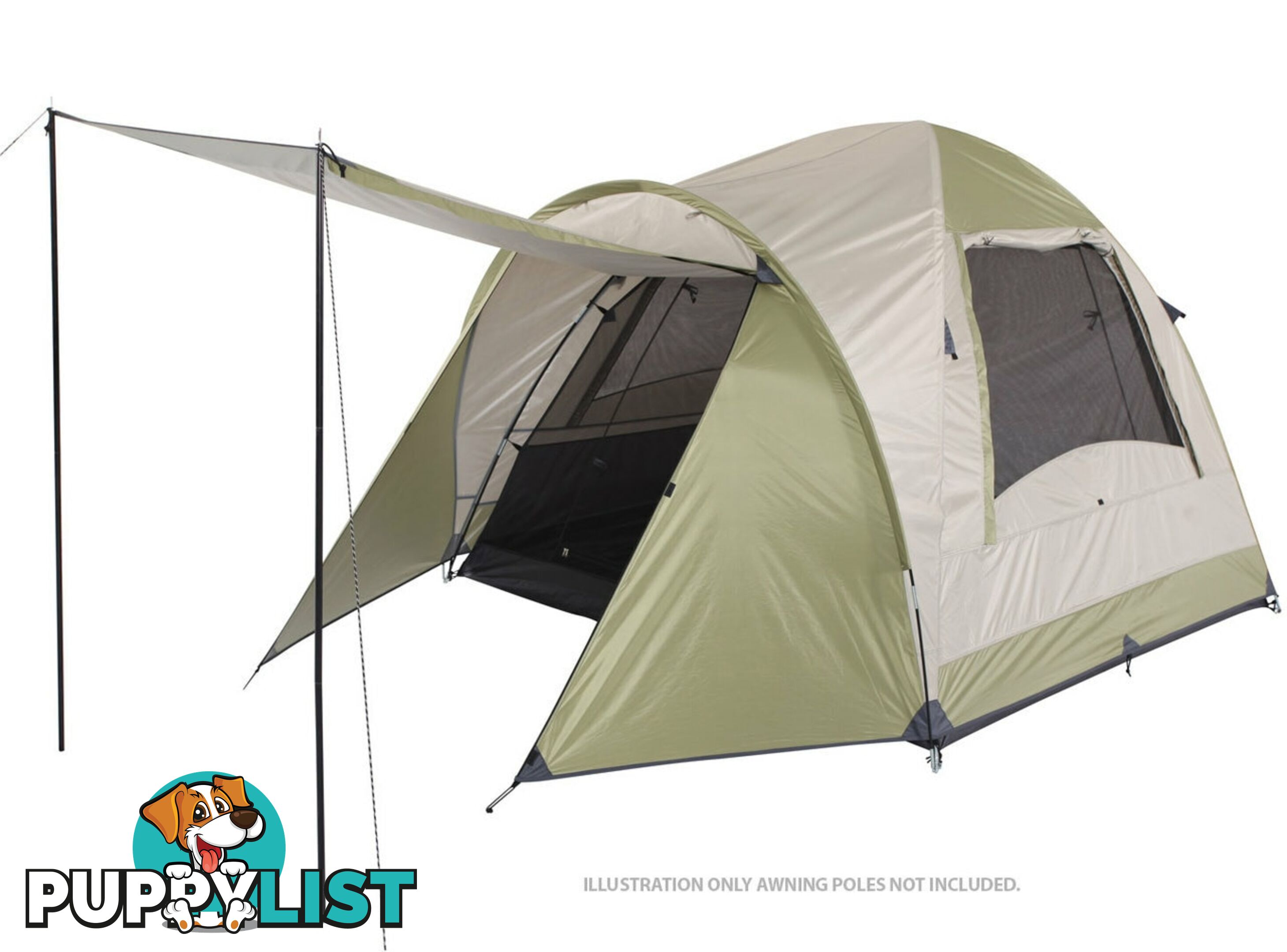 Oztrail Tasman 4V Tent (4 Person) - DTMTAS4V-C - Oztrail - 9320531045860