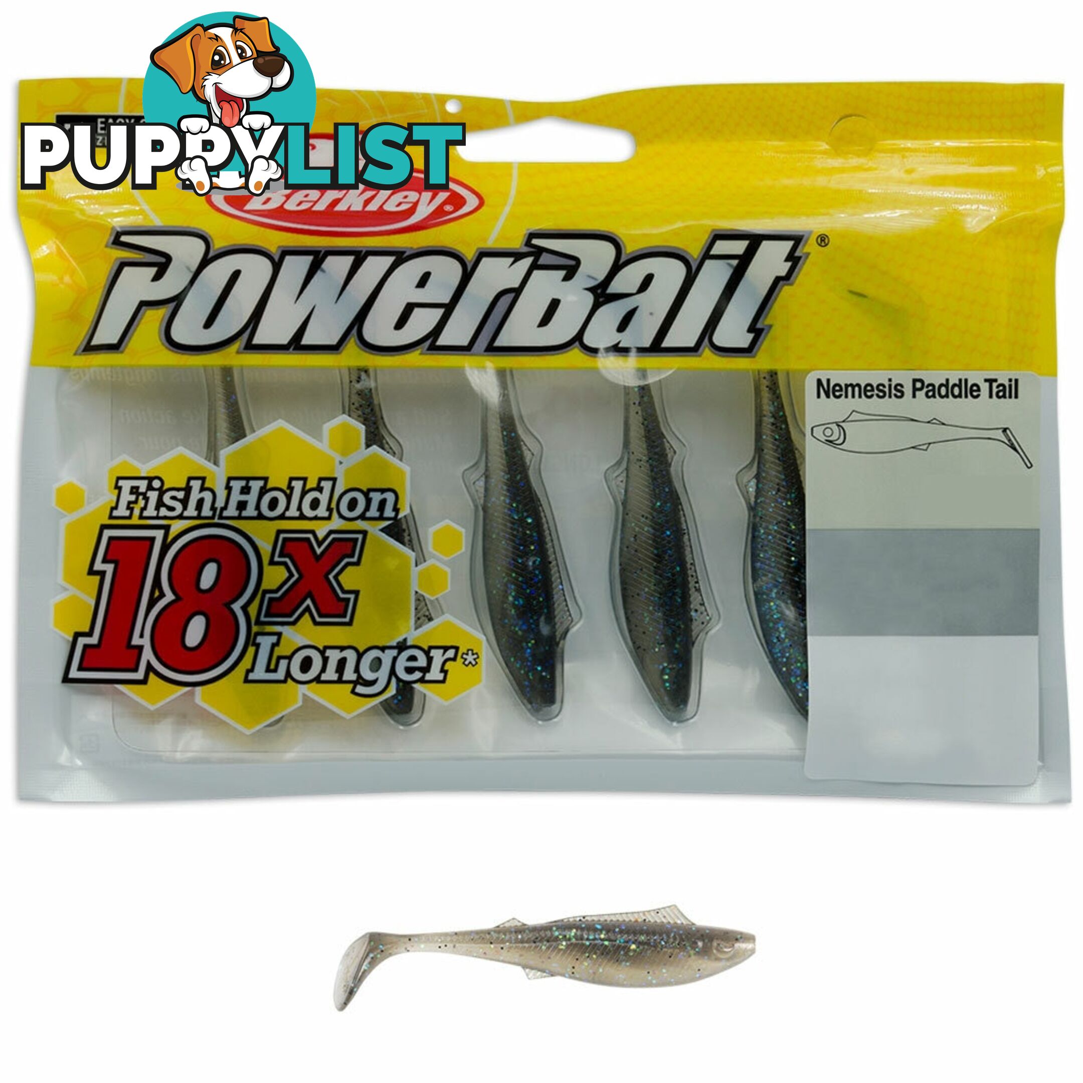 Berkley Powerbait Nemesis Paddle Tail Lures - PBNEMPT - Berkley