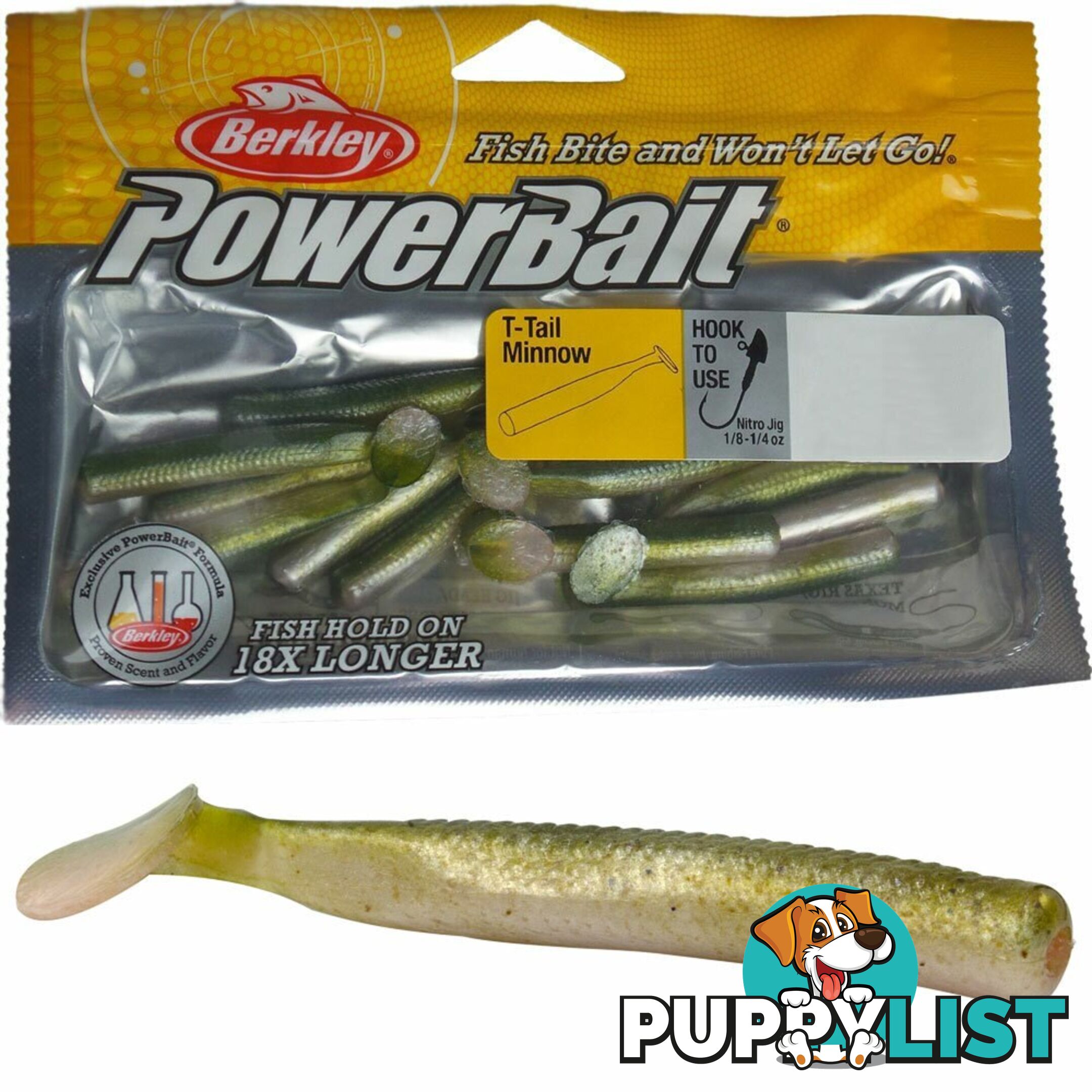 Berkley Powerbait T Tail Minnow Fishing Lures - PB-TT - Berkley