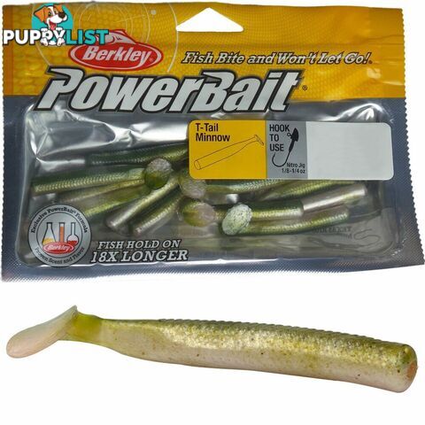 Berkley Powerbait T Tail Minnow Fishing Lures - PB-TT - Berkley