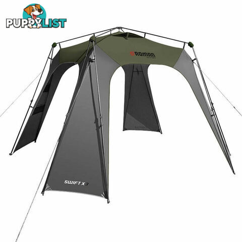 Roman Swift X3 Instant Sun Shelter Gazebo | SALE Over 50% OFF - ROM38089 - Roman Camping - 9312652094438