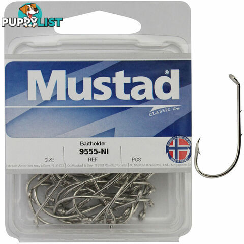 Mustad 9555b Baitholder Fishing Hooks (Boxes) - 9555B - Mustad Hooks