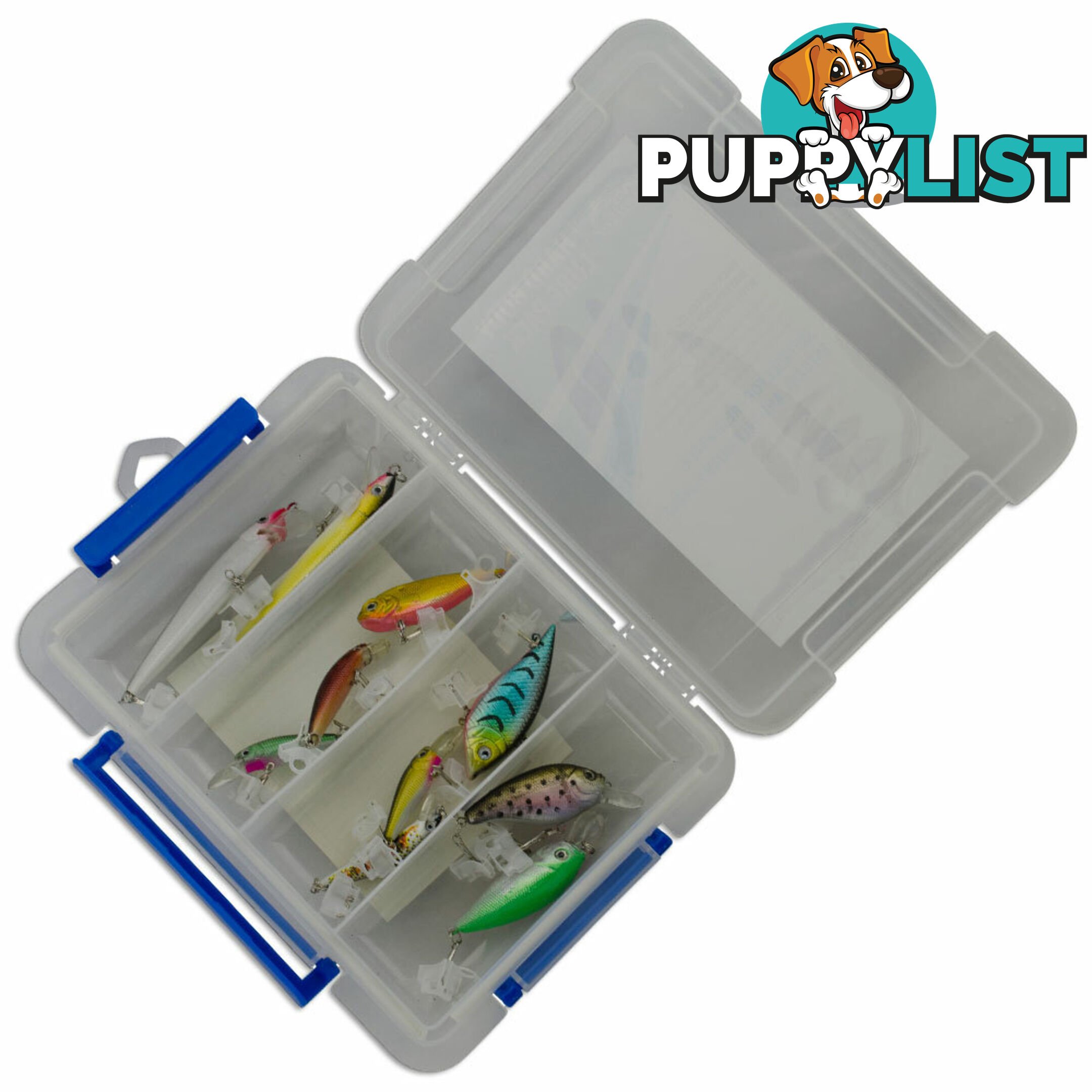 Jarvis Walker Hard Body Lure Kit (10 lures in water resistant box) - 40282 - Jarvis Walker - 9312327843507