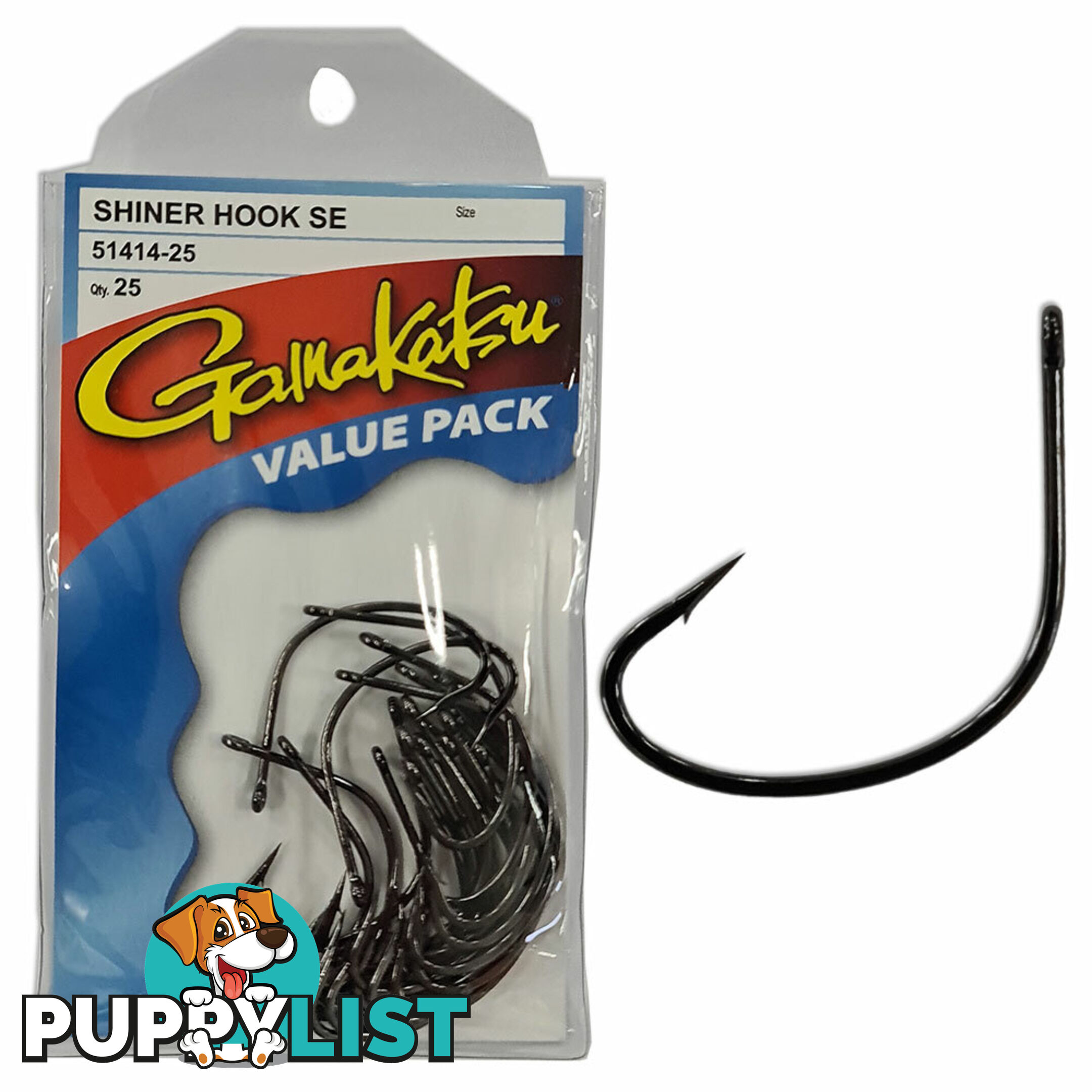 Gamakatsu Shiner hooks - GAMSH - Gamakatsu