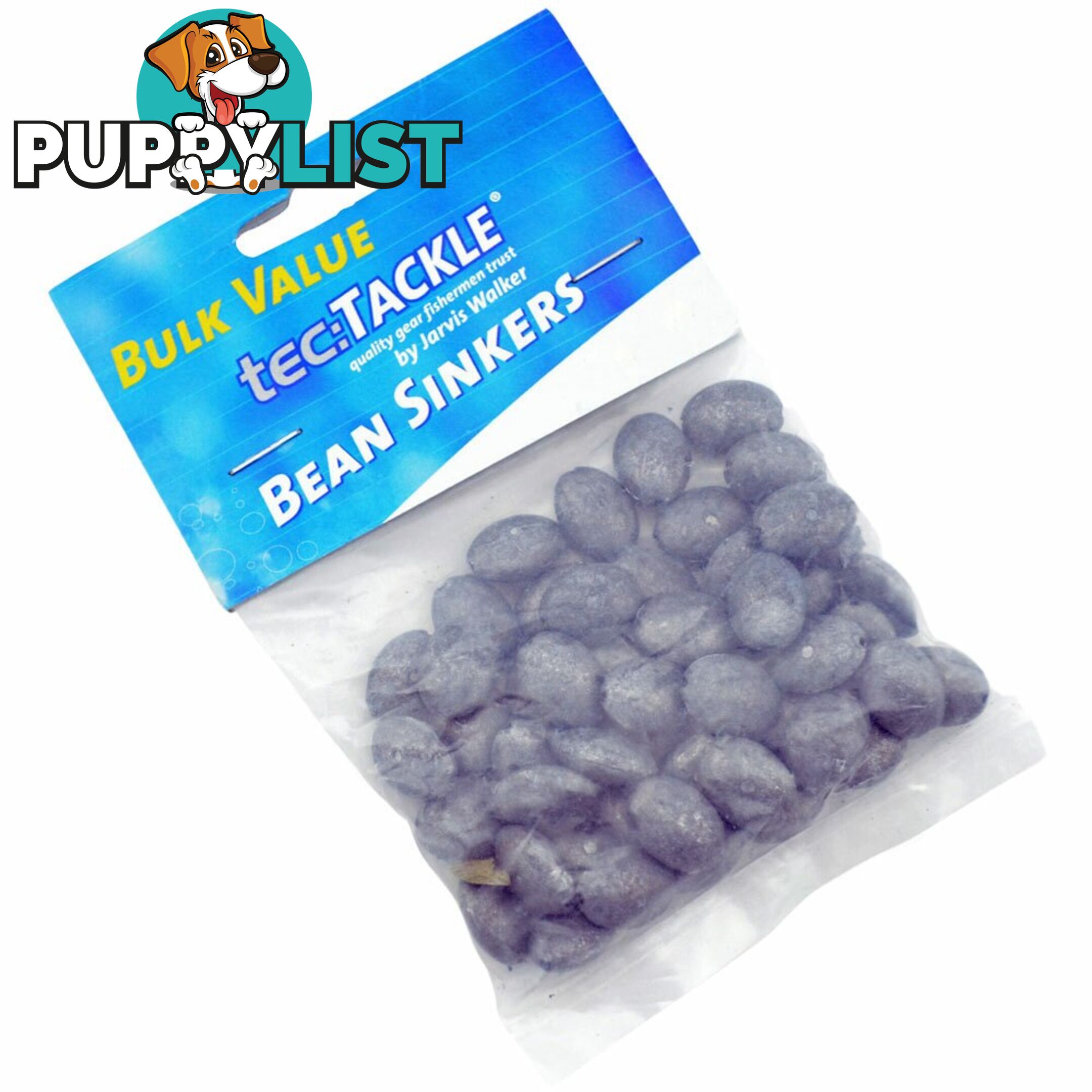 Bean Fishing Sinkers (Packet) - Bean-snk - Jarvis Walker