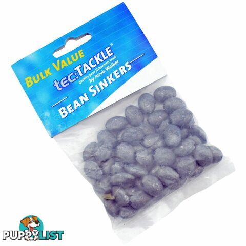 Bean Fishing Sinkers (Packet) - Bean-snk - Jarvis Walker