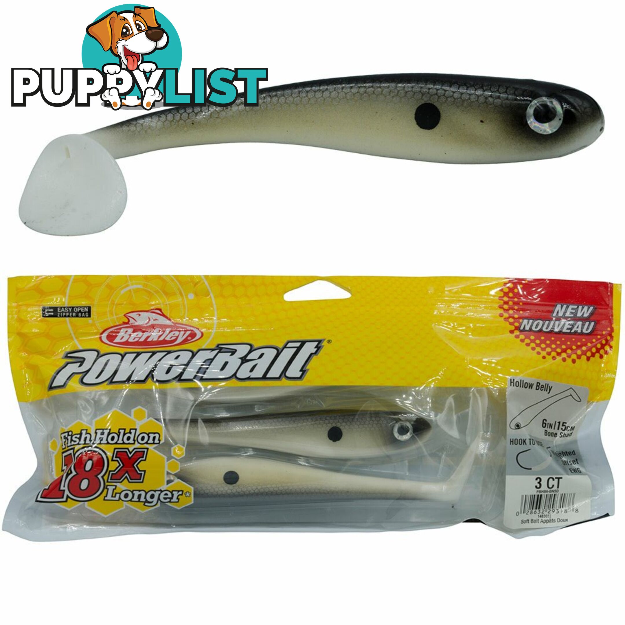 Berkley Powerbait Hollow Belly Lures - PBHBL - Berkley