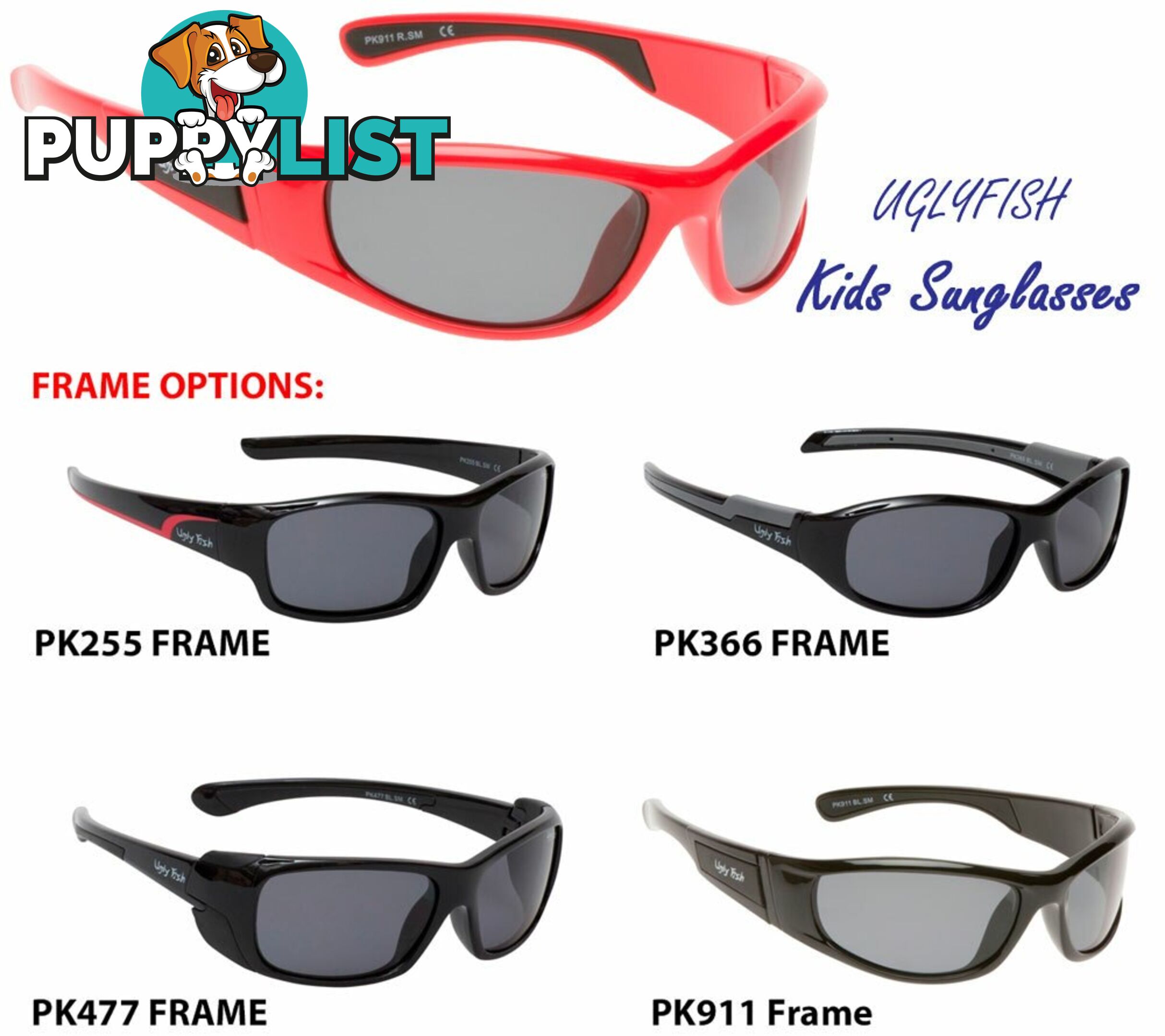 Kids Polarised Sunglasses - Ugly fish - Uglyfish-JNR - Ugly Fish Eyewear