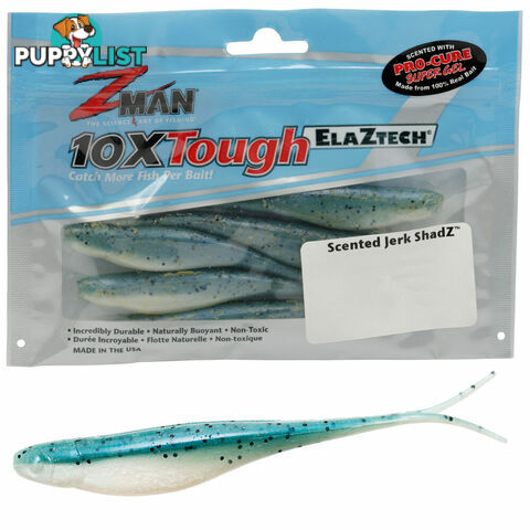 Z Man Jerk Shadz 5 inch Soft Lures - Zman-5in - Zman