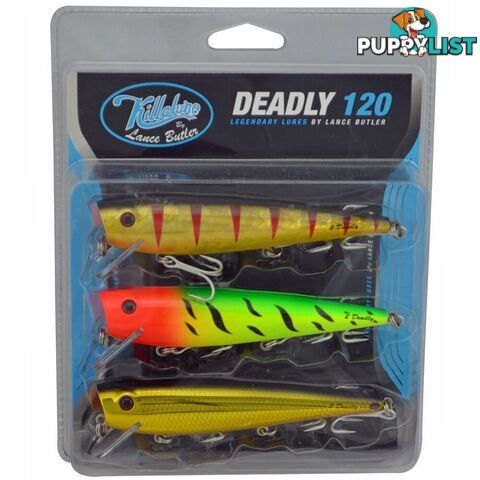 Killalure 2 Deadly Lure Pack (Value Pack of 3) - 2Deadlypk - Killalure