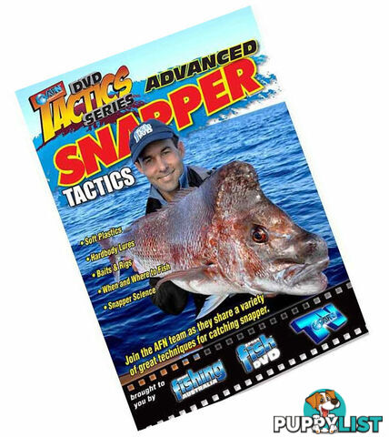 AFN Advanced Snapper Tactics Fishing DVD - DVD3568 - AFN - 9313000023568