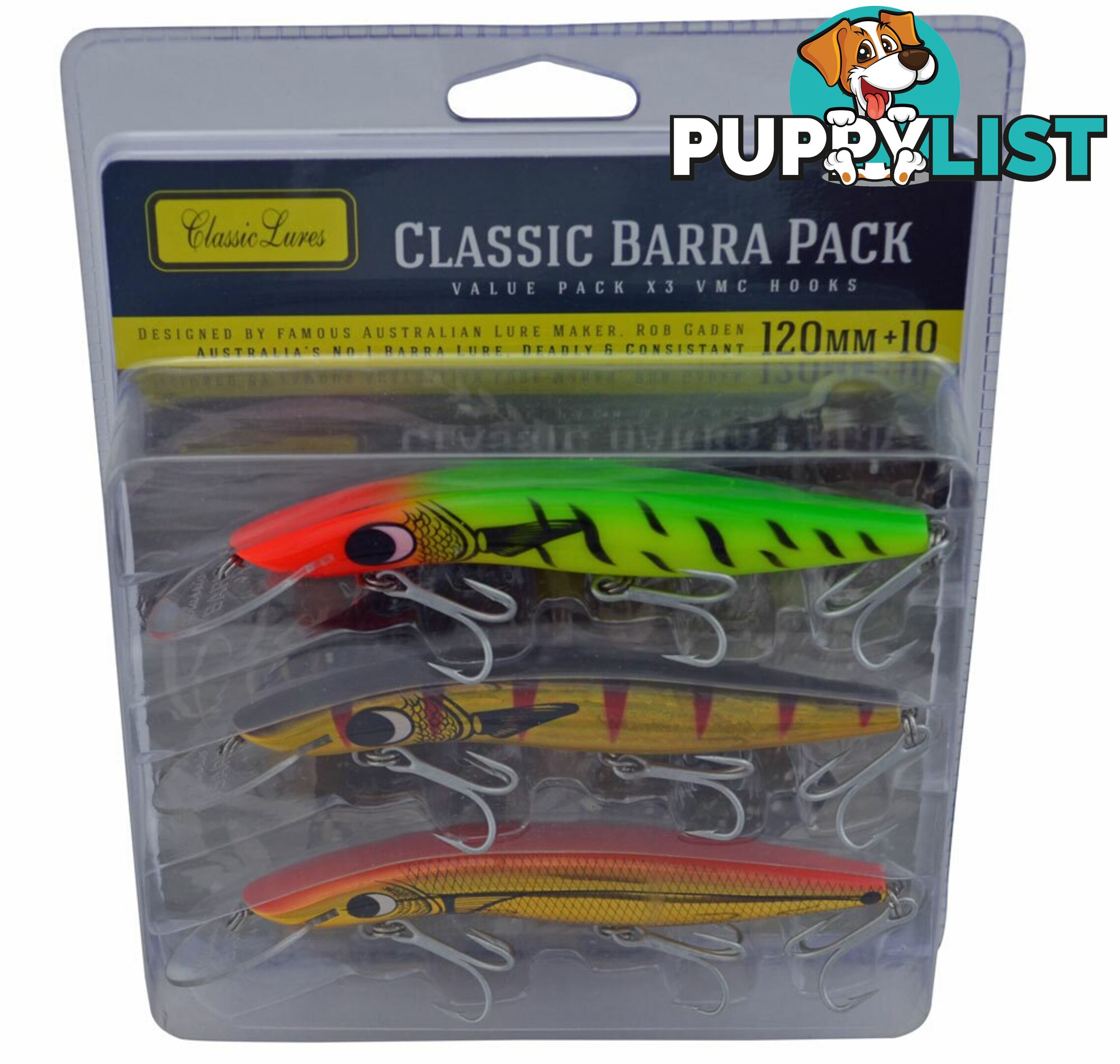 Classic Barra Pack - 3 Lures for Barramundi (120 size) - Classic-VP - Classic Lures