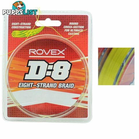 Rovex D8 Braid Fishing Line (8 Carrier) - D8 - Rovex