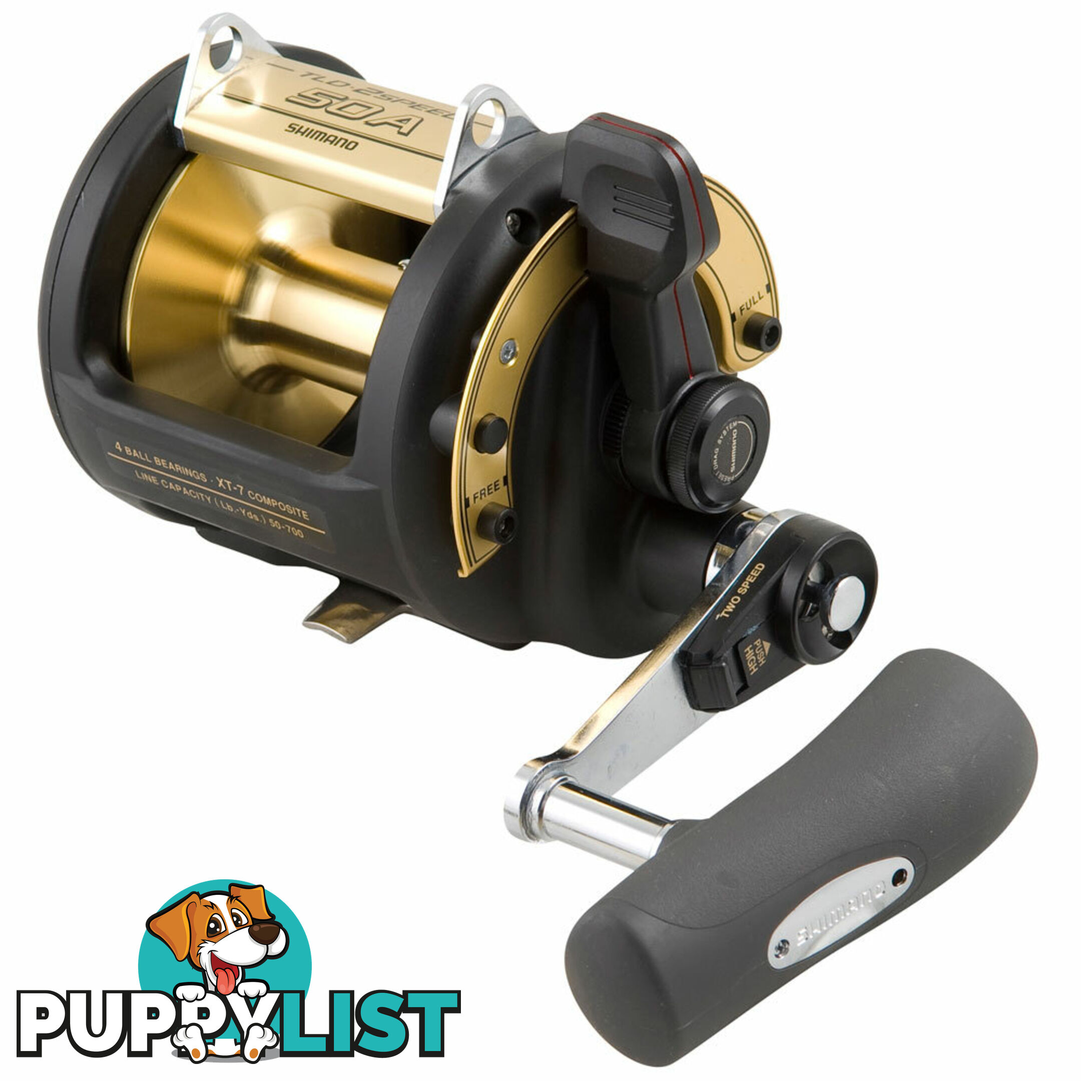 Shimano TLD 50 2 Speed Fishing Reel : TLD50A - TLD2SP50A - Shimano - 022255084581