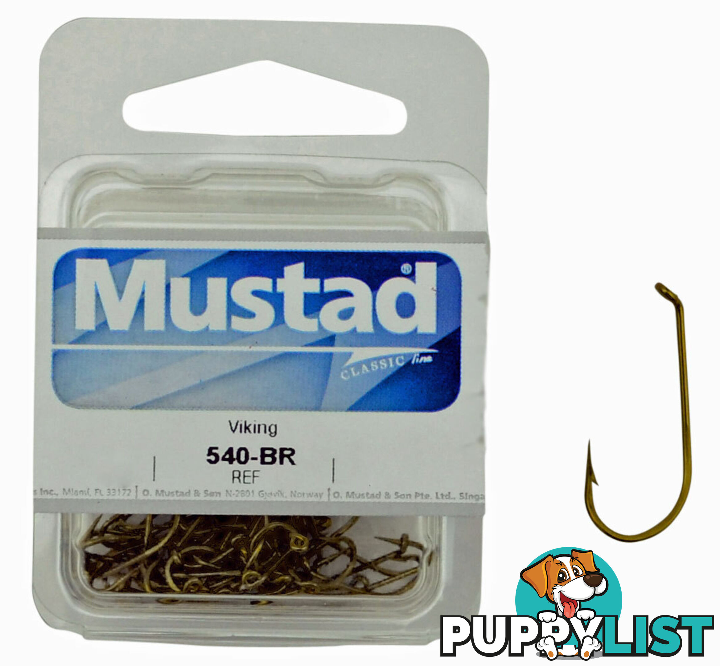 Mustad Viking 540 Model Fishing Hooks (Boxes) - M540 - Mustad Hooks