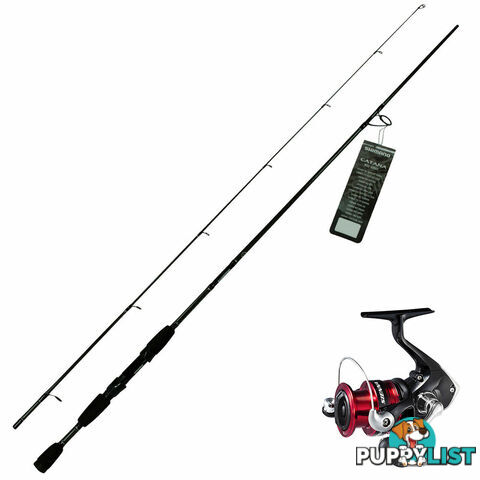 Shimano Catana 702 Estuary Fishing Rod with Sienna 2500 Fishing Reel - Cat702/2500SIE - Shimano