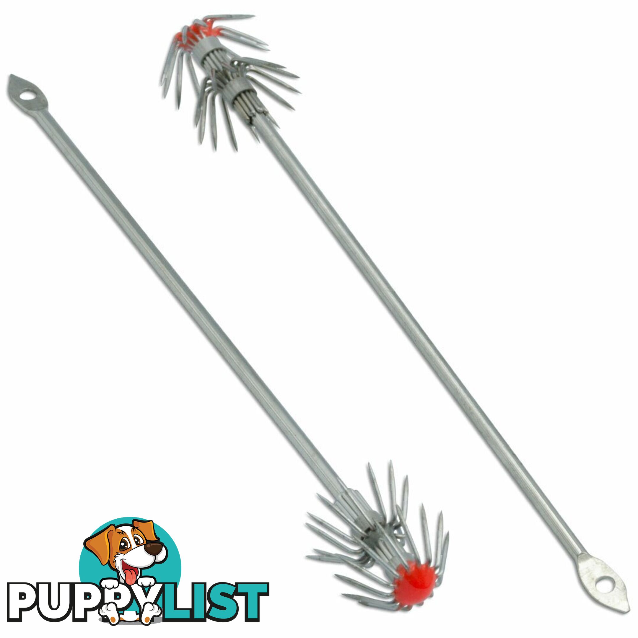 Squid Jig Squid Spike Pole - Pack of 2 - 309SCSJWS - Surecatch - 8887113038739