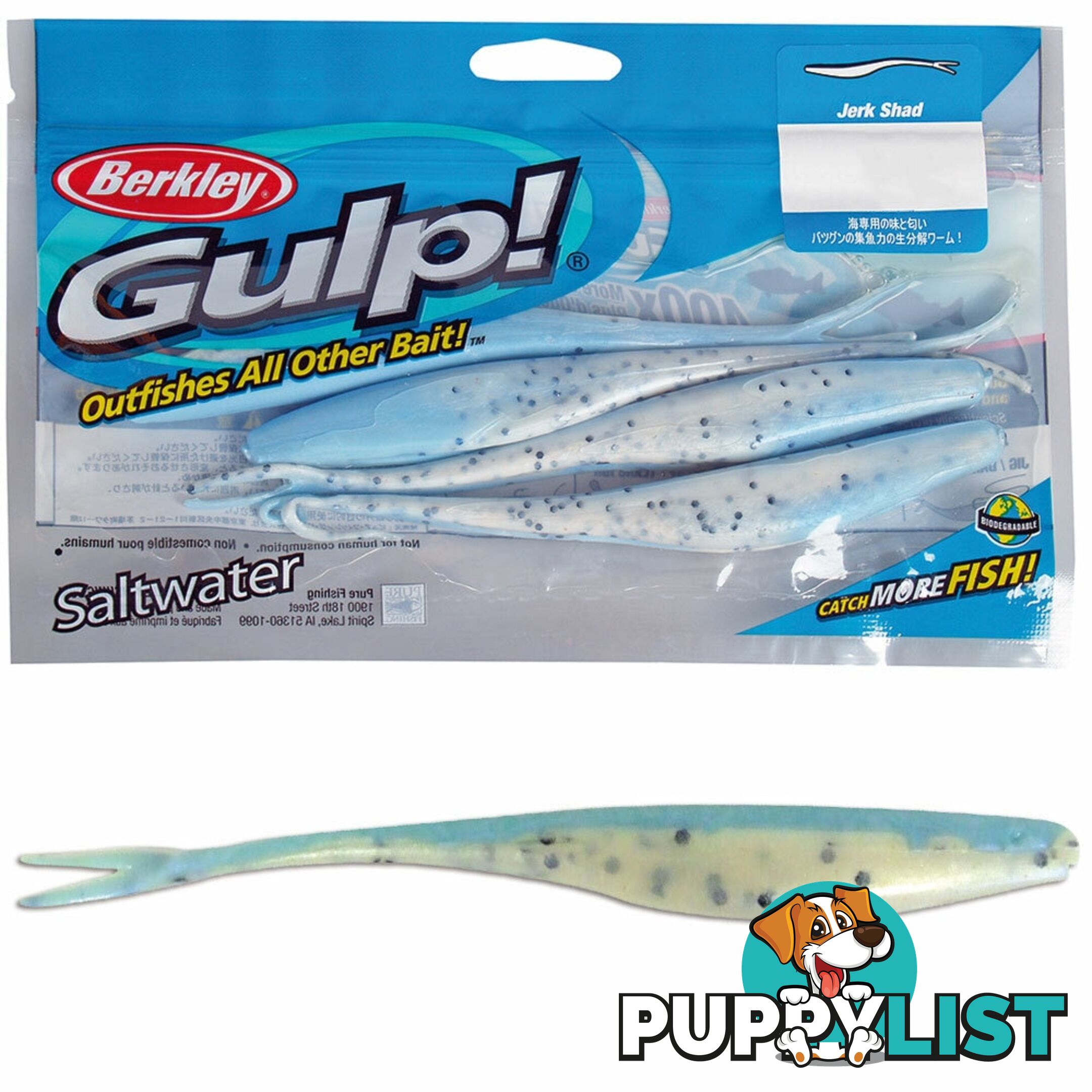 Berkley Gulp Jerk Shad Lures - GJSLURE - Berkley