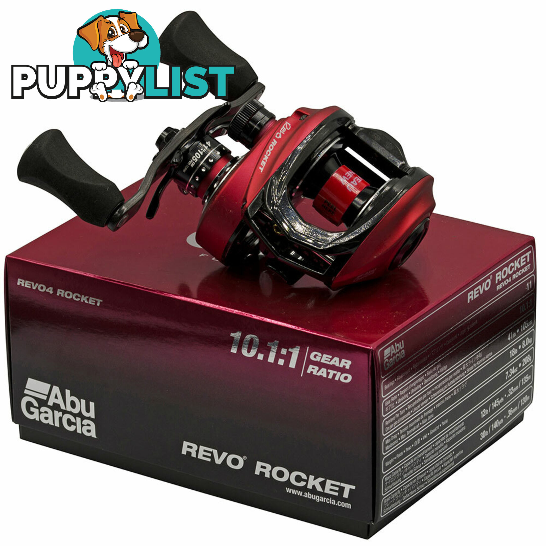 Abu Garcia Revo Rocket Baitcaster Reel - 1475709 - Abu Garcia - 036282955820