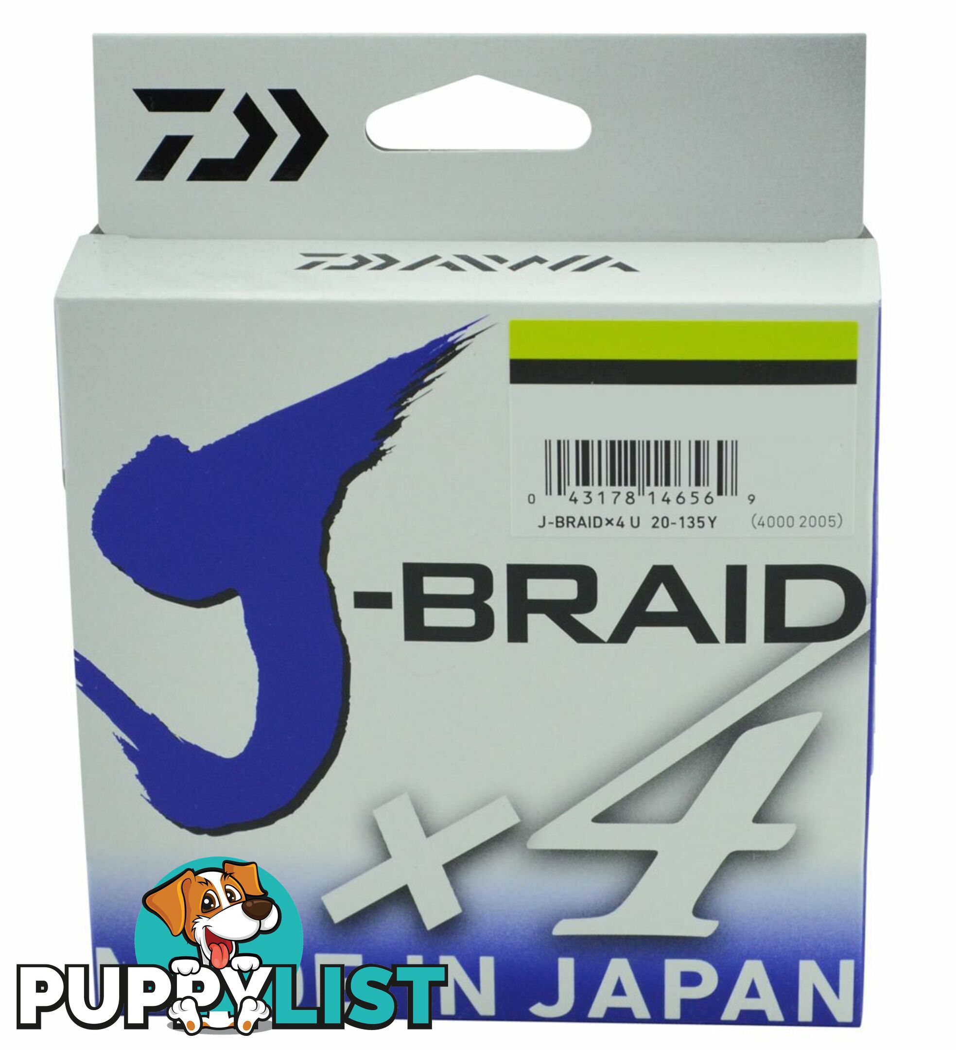 Daiwa J Braid 4 Ply Fishing Line - JBRAID-4 - Daiwa Fishing