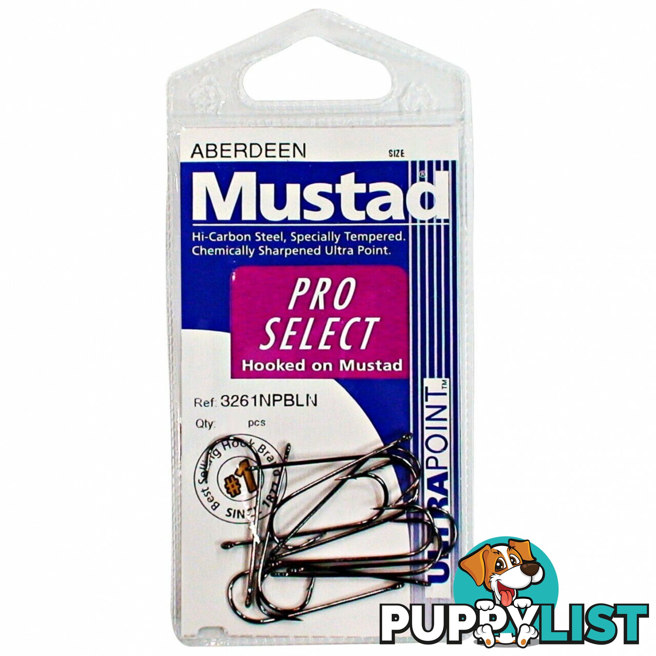 Mustad Aberdeen Fishing Hooks single Pack - ABERDEEN - Mustad Hooks