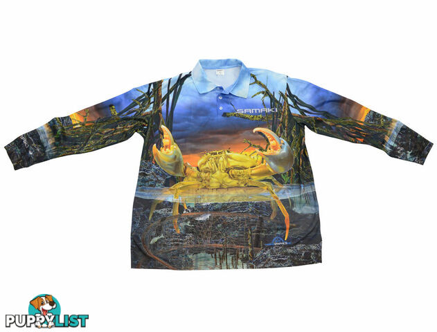 Samaki Mud Crab Fishing Shirt - SMCSHADULT - Samaki