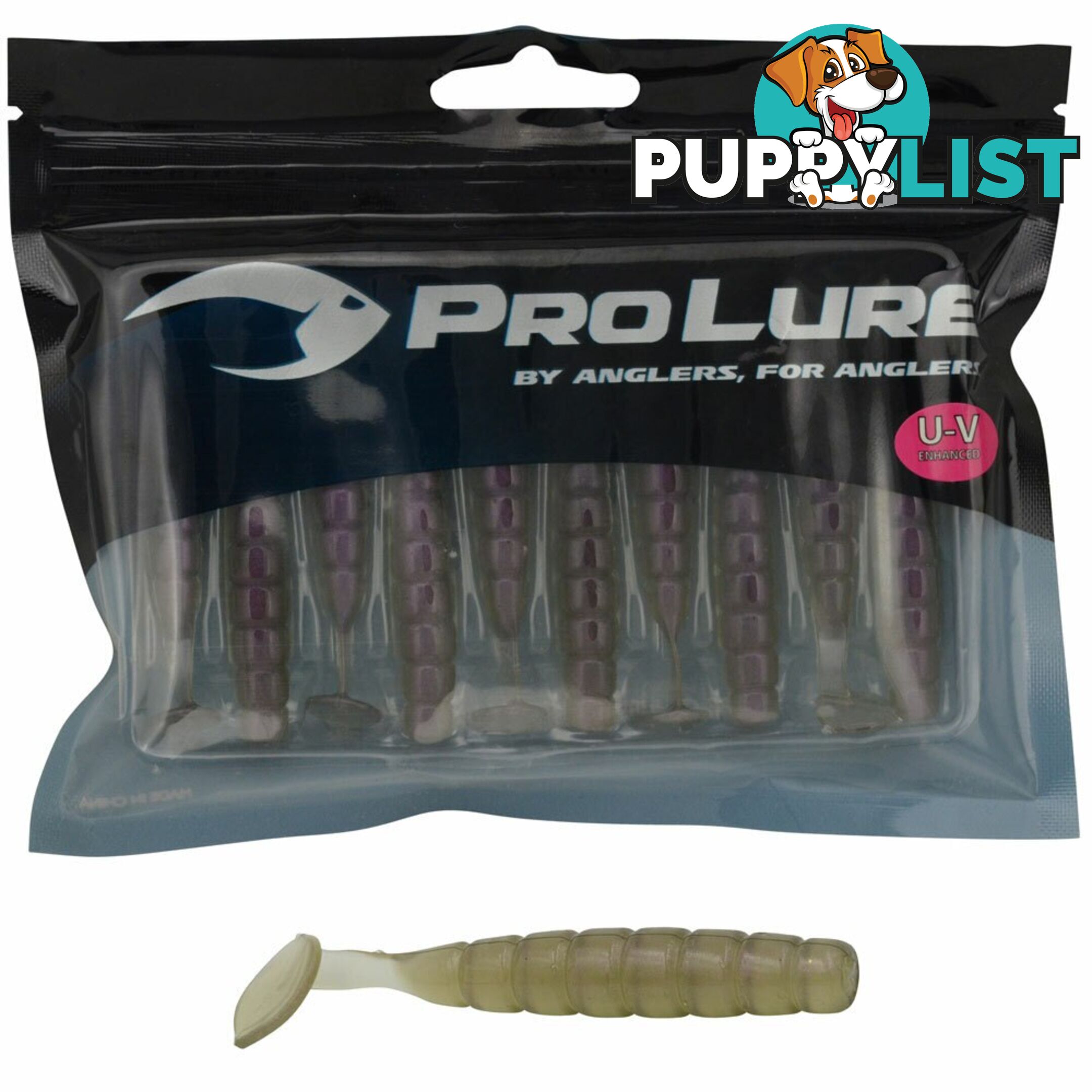 Pro Lure Paddle Grub Lures - PLPGRB - Pro Lure Australia