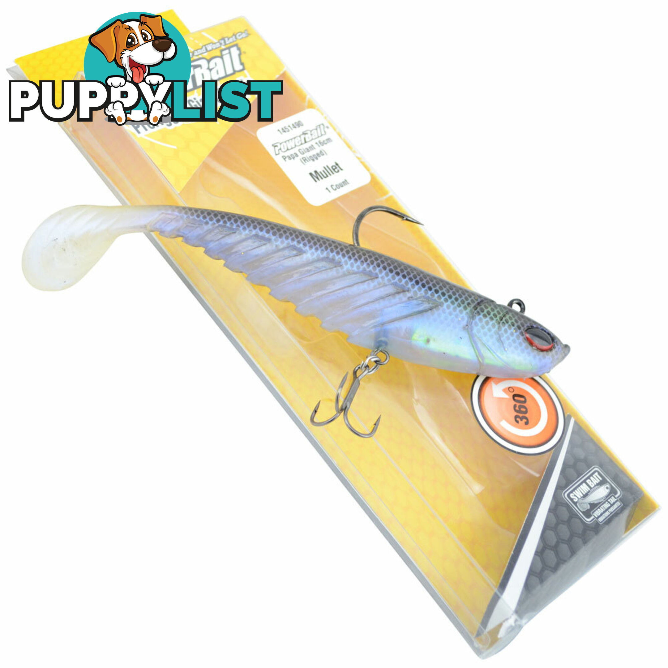 Berkley Powerbait Giant Ripple Shad Lure - PBGRS1620 - Berkley