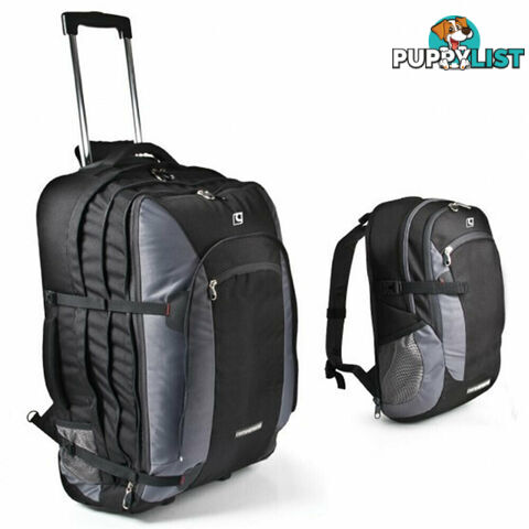 Companion TR70 Litre Trolley Bag With Detatchable 15L Day Pack | Over 50% OFF - COMPTR70BK - Companion Brands - 9312652037596