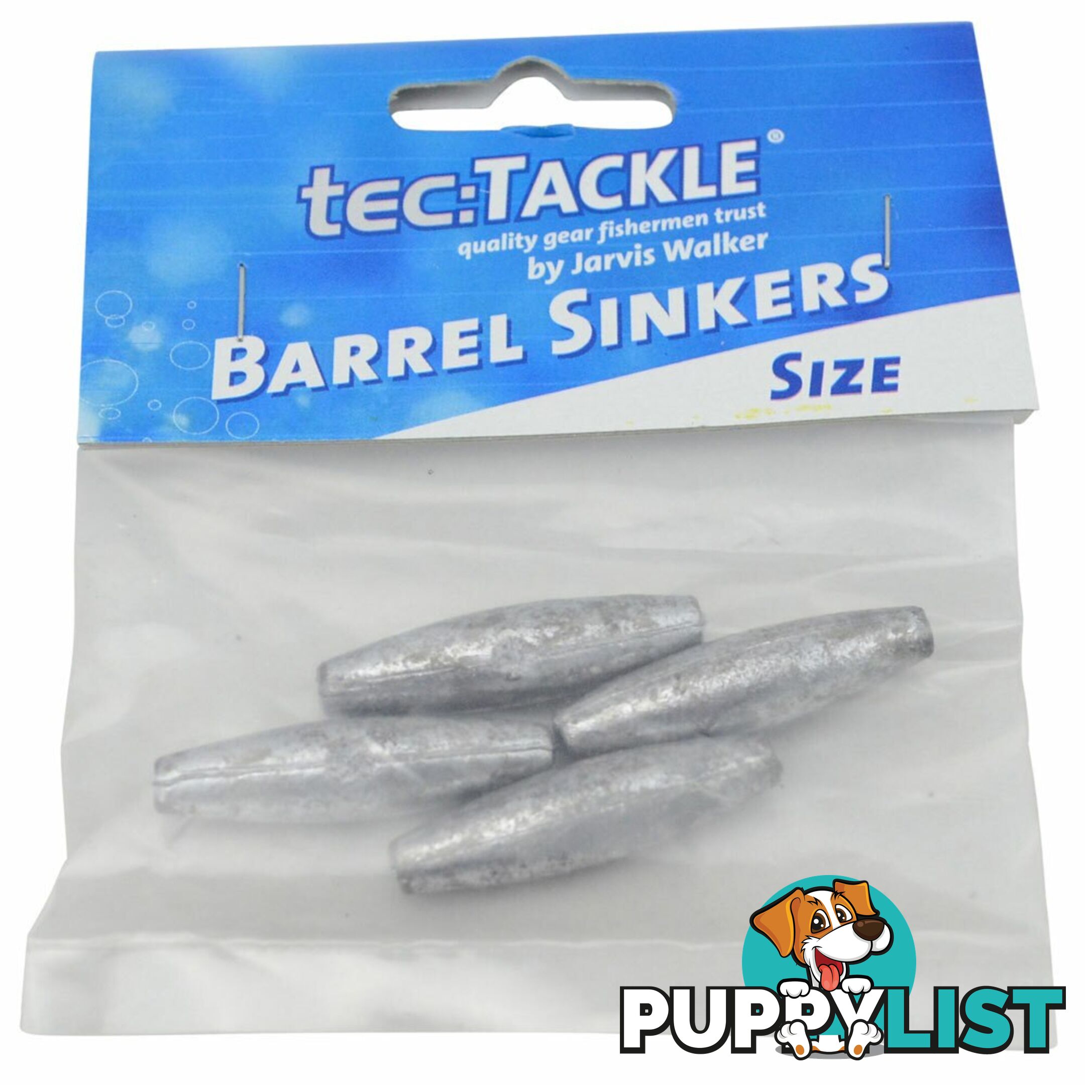 Jarvis Walker Barrel Sinkers - Sinkbar - Jarvis Walker