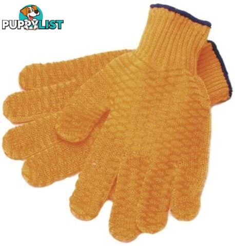 Fishing & Dive Glove - Orange Woven Nylon Soft PVC Mesh - 670GL2 - Fishing Gear Other - 9325132011931