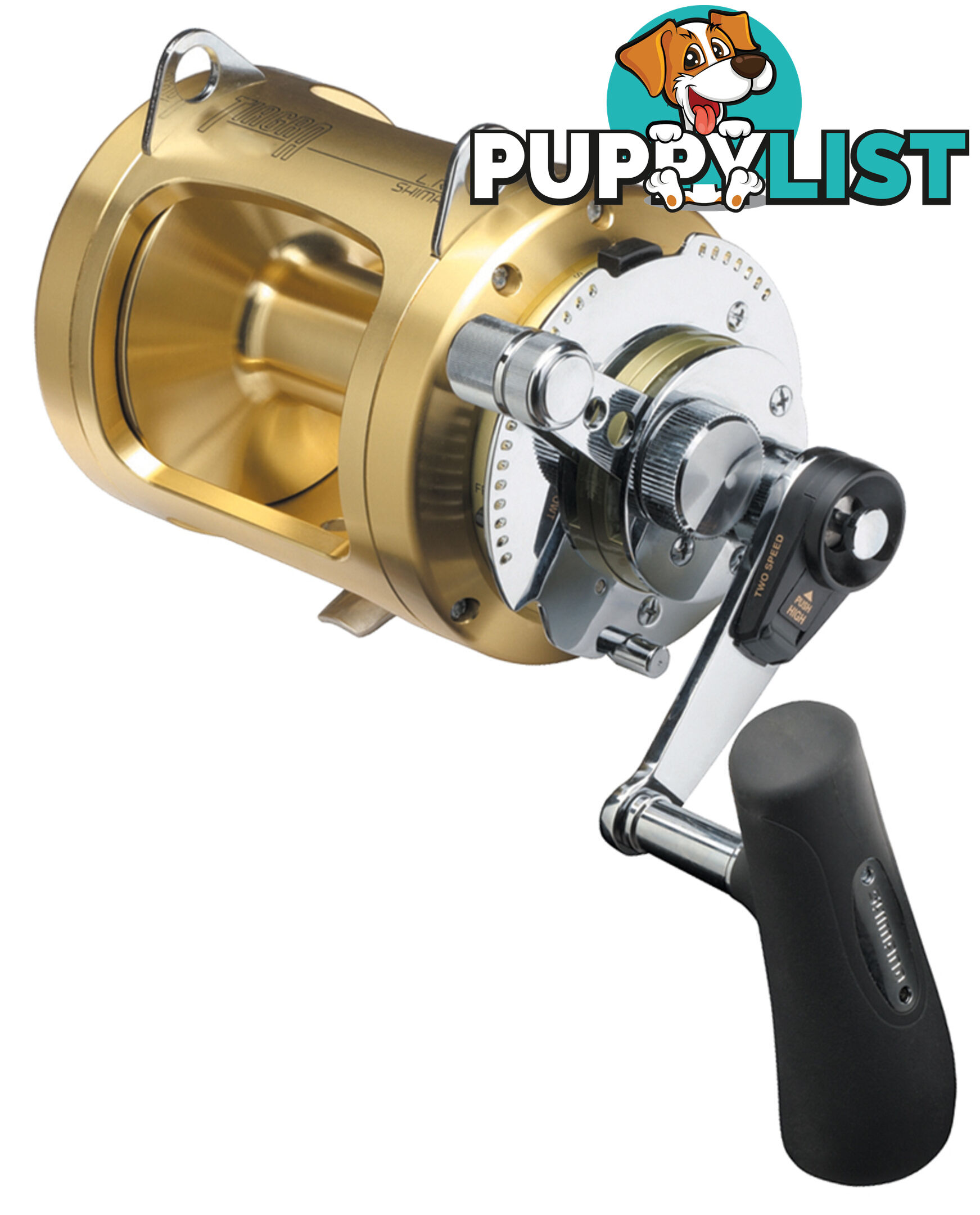 Shimano Tiagra Fishing Reel 50 WLRSA - 2 Speed Game Reel - TI50WLRSA - Shimano - 022255067980