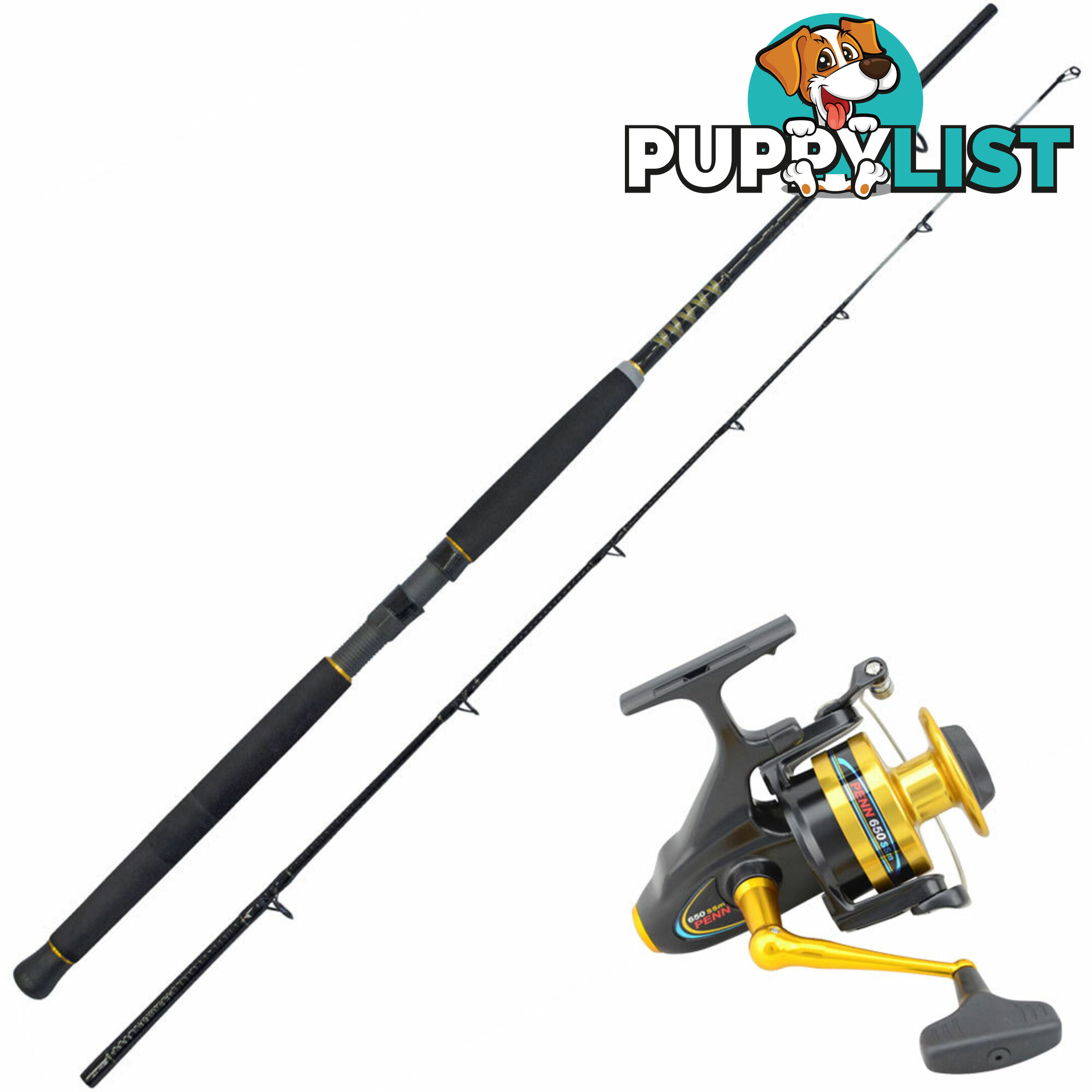 Penn Spinfisher 650ssm reel with an 8 foot Crystal Power Tip rod - ssm8 3 - Penn