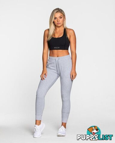 Muscle Republic Ladies Prime Trackpants Grey Marle - Sportsmans Warehouse - 2000575042458