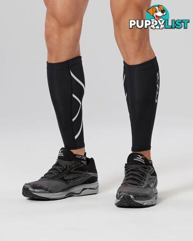 2XU Mens Compression Calf Guards - 2XU - 9336340101284